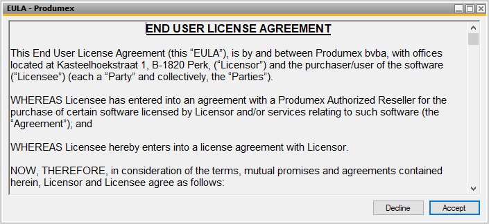 License Agreement