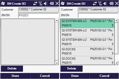 Scan batch number