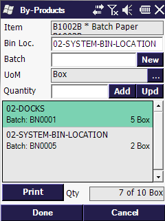 Add batch