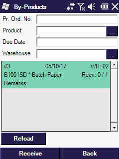 Production orders