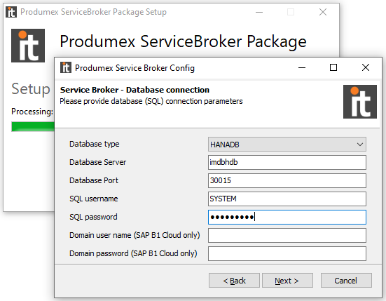 Database connection
