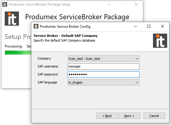 Default SAP Company