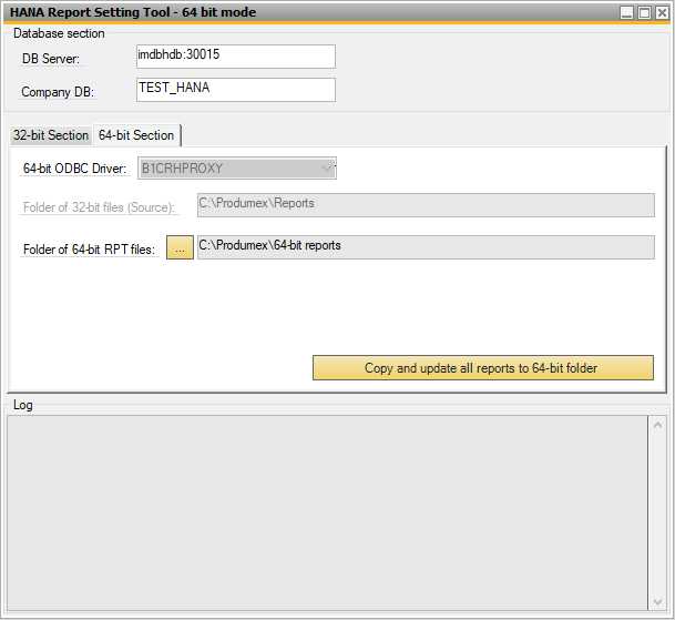 Configuration 64 bit